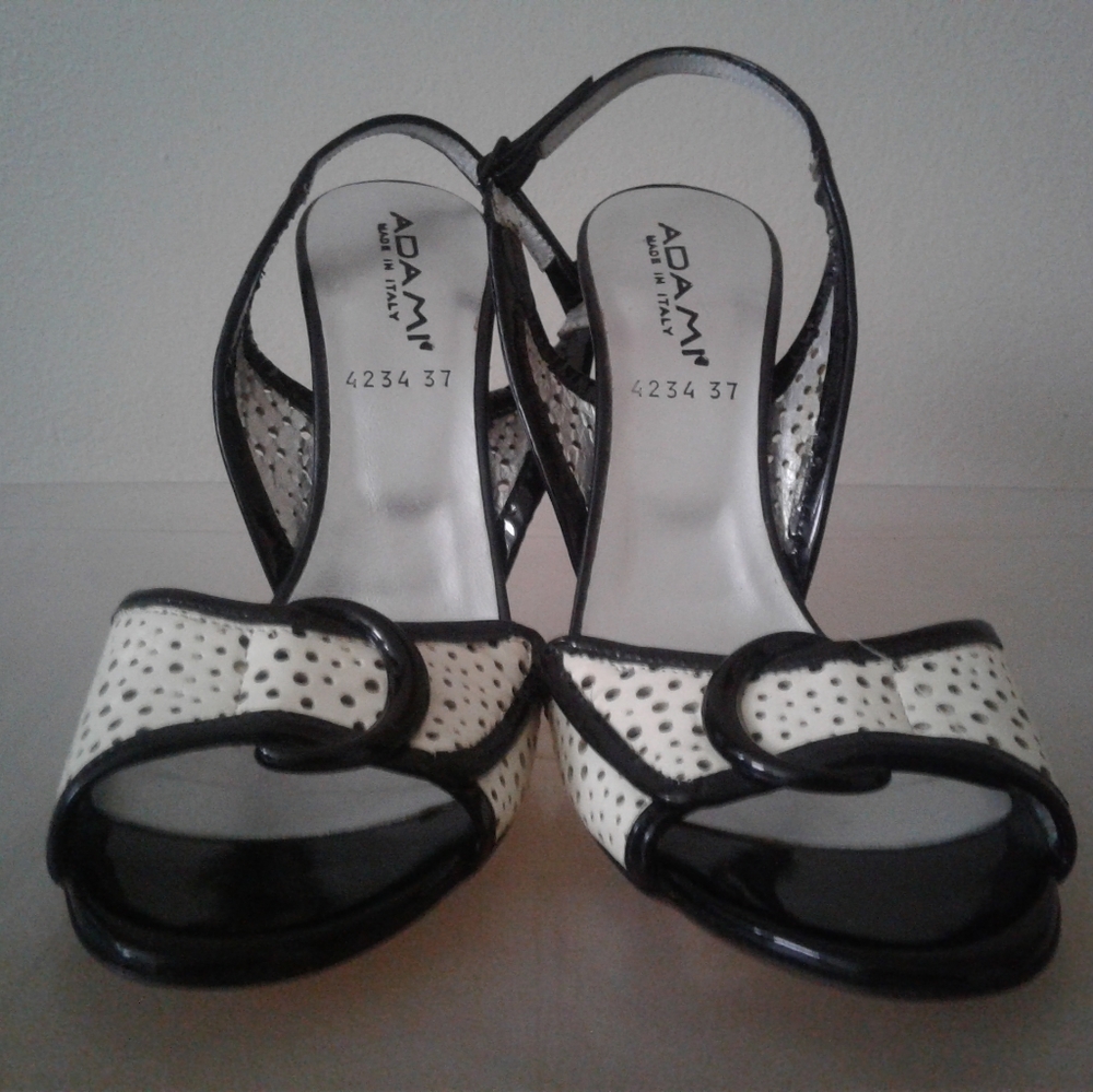 ADAMI Made In Italy Patent Leather 4" inch heels.